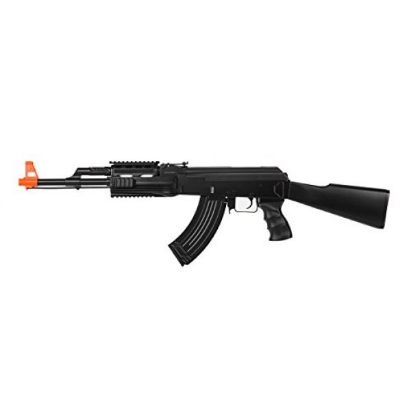 UKARMS Airsoft Rifle 2 UKARMS AK-47 AEG Semi/Full Auto Electric Airsoft Rifle Gun High Capacity Magazine FPS 150