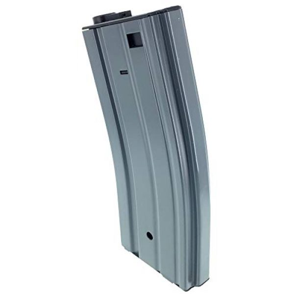 SportPro Airsoft Gun Magazine 4 SportPro 300 Round Metal High Capacity Magazine for AEG M4 M16 Airsoft Gray