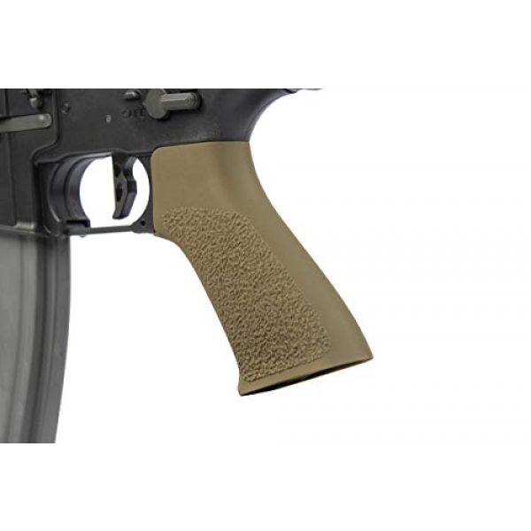 Elite Force Airsoft Rifle 4 Elite Force M4 AEG Automatic 6mm BB Rifle Airsoft Gun, CQC, Black/Tan (2279527)