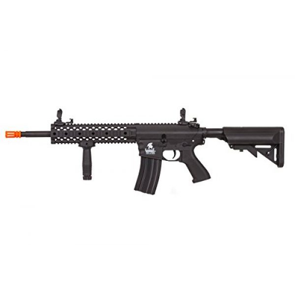Lancer Tactical Airsoft Rifle 2 Lancer Tactical LT-12B-G2 Gen 2 RIS M4 Carbine AEG Airsoft Rifle (Black)
