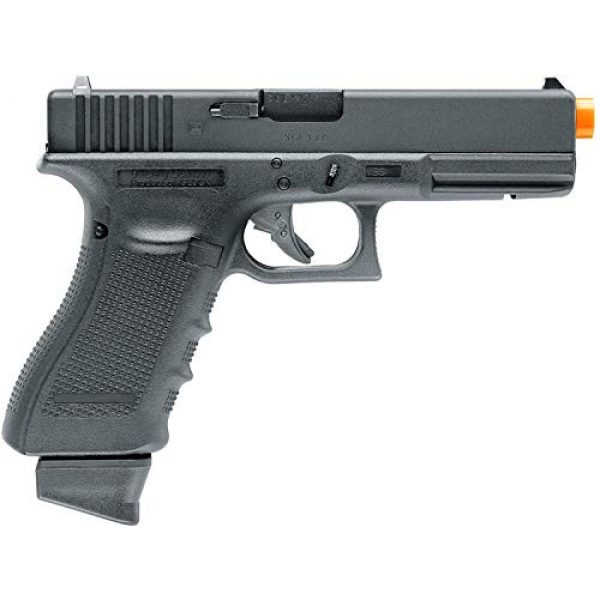 Umarex Airsoft Pistol 4 Umarex Glock G17 Gen4 C02 Blowback - BLK Airsoft Pistol with Included 5x12 Gram CO2 Tanks and Wearable4U Pack of 1000 6mm 0.20g BBS Bundle