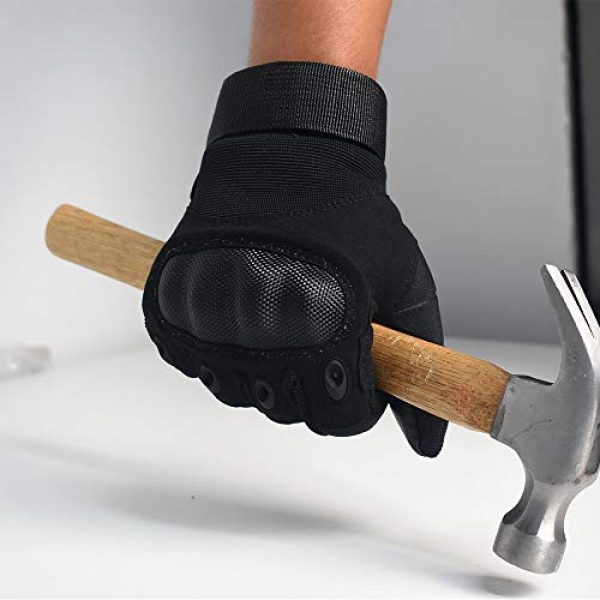DKMOTORK 6 DKMOTORK 007 Airsoft Work Motorcycle Full Finger Gloves for Men Women Hunting Fishing Ski Winter Outdoor Sport Medium