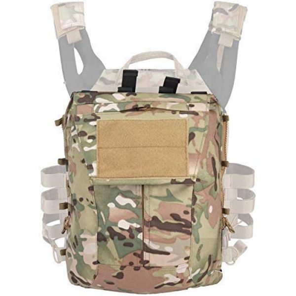 Will Outdoor Airsoft Tactical Vest 2 Airsoft Tactical JPC2.0 Amphibious Combat Multicam Protective Vest with 2.0 Large Capacity Outdoor Expansion Kit