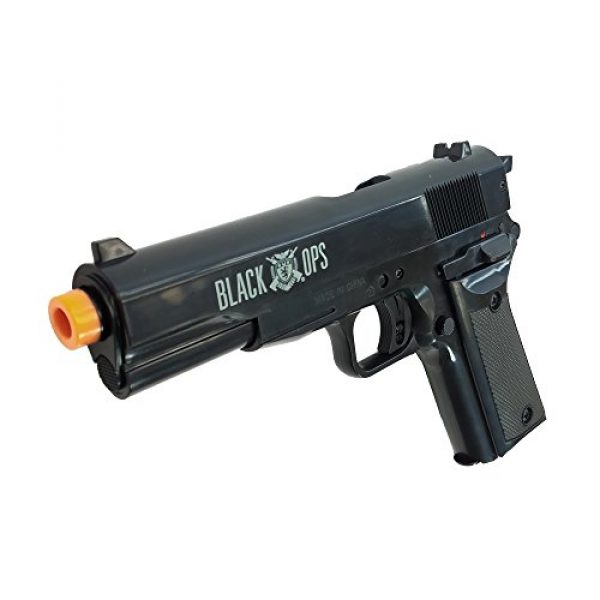 Black Ops Airsoft Pistol 3 Black Ops 1911 Airsoft Guns Ready to Play Kit - Includes 2 Spring Powered Hand Guns with 800 Rounds of Ammo and a Reusable Get Target Safe for Indoor Use