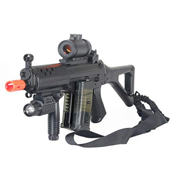 BBTac Airsoft Rifle 4 BBTac Double Eagle Airsoft Gun AEG Electric Rifle Full Auto Great Starter with Premium Airsoft Carrying Sling