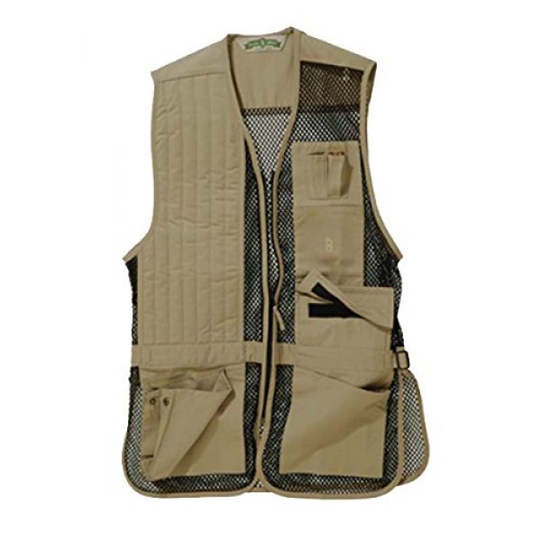 Bob-Allen Airsoft Tactical Vest 1 Bob Allen Full Mesh Vest-240M-Khaki-Right Handed