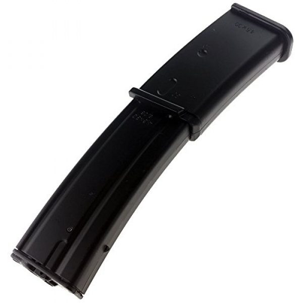 SportPro Airsoft Gun Magazine 6 SportPro Well 145 Round Polymer High Capacity Magazine for AEG MP7 3 Pack Airsoft - Black