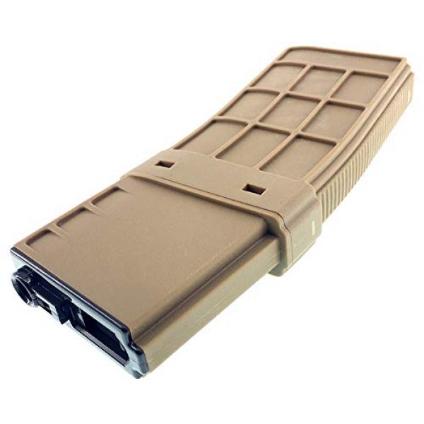 SportPro Airsoft Gun Magazine 6 SportPro CYMA 450 Round Polymer Thermold Waffle High Capacity Magazine for AEG M4 M16 Airsoft - Tan