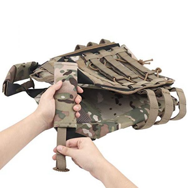 Tactical Area Airsoft Tactical Vest 5 Tactical JPC MOLLE Vest, Adult Tactical CS Field Vest Outdoor Training Airsoft Protective Vest
