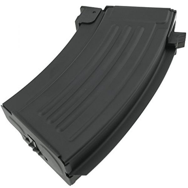 SportPro Airsoft Gun Magazine 7 SportPro 220 Round Metal Stubby High Capacity Magazine for AEG AK47 AK74 Airsoft - Black