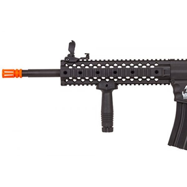 Lancer Tactical Airsoft Rifle 4 Lancer Tactical LT-12B-G2 Gen 2 RIS M4 Carbine AEG Airsoft Rifle (Black)