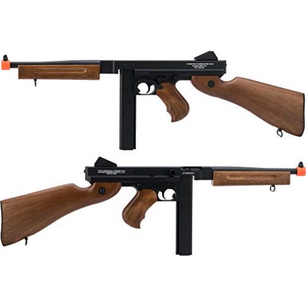 Thompson Airsoft Rifle 3 Soft Air Thompson M1A1 Electric Powered Airsoft Gun with Adjustable Hop-Up, 320-365 FPS