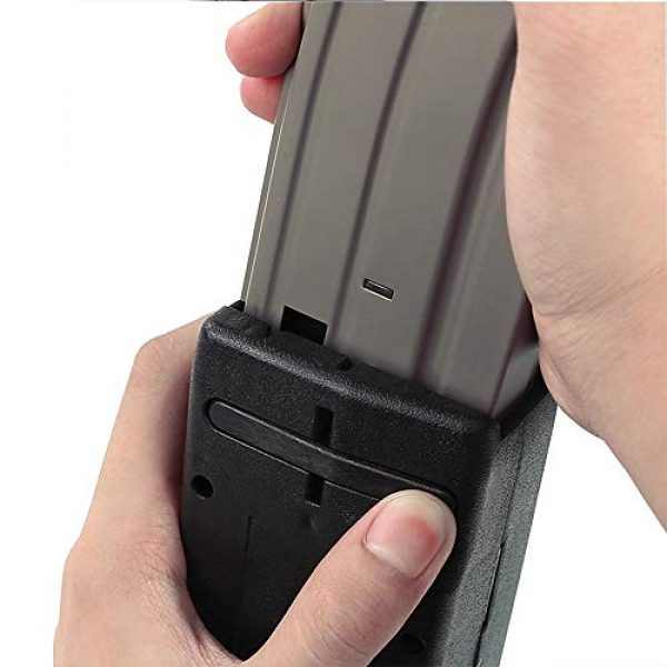 ActionUnion  5 ActionUnion Airsoft Tactical Speed Loader for Hand Crank Magazine Quick Loader 1000 Rounds