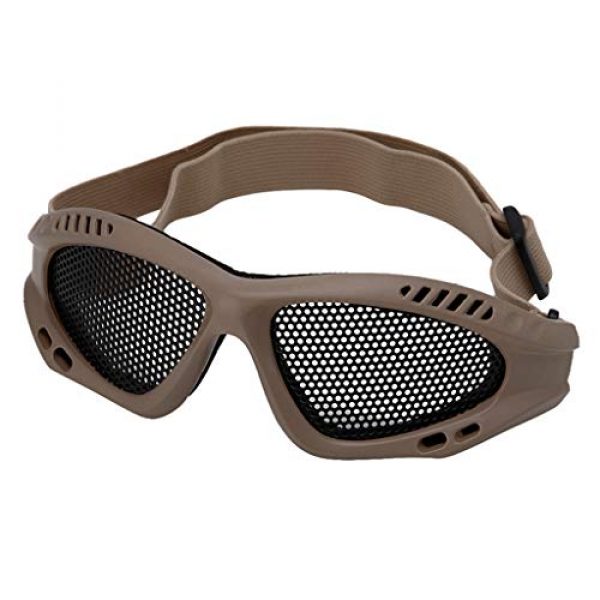 Oranmay  3 Oranmay Eye Protection Goggles Anti Fog Mesh Glasses for Motorcycle Airsoft