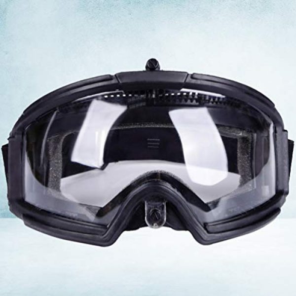 BESPORTBLE  7 BESPORTBLE Protective Safety Goggle Anti-Fog Anti-Spitting Anti-Saliva Goggles Eyewear Eyeshield Safety Glasses -Black