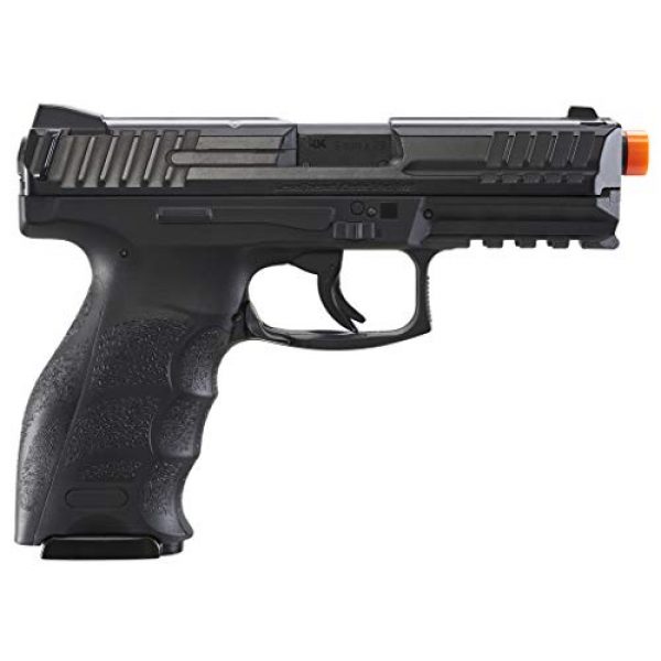 Umarex Airsoft Pistol 4 Umarex H&K VP9 Co2 - BLK Airsoft Pistol with Included 5x12 Gram CO2 Tanks and Wearable4U Pack of 1000 6mm 0.20g BBS Bundle