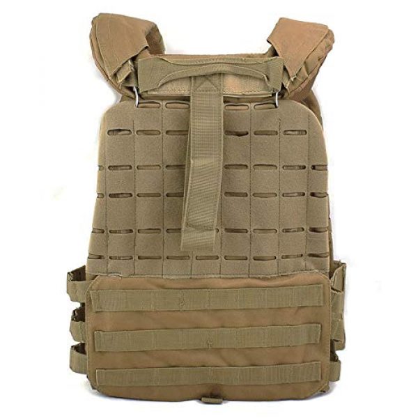 ActionUnion Airsoft Tactical Vest 7 ActionUnion Tactical Vest Molle CS Field Vests Outdoor Adjustable Lightweight Breathable Airsoft Paintball Hunting Shooting Adults 900D Oxford