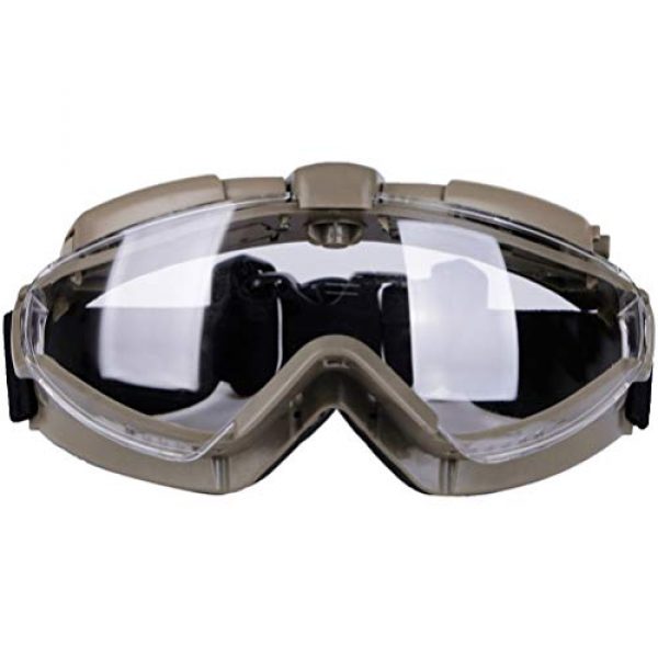 BESPORTBLE  1 BESPORTBLE Eyewear Protective Safety Glasses Anti-Fog Anti-Spitting Anti-Saliva Goggles Eyewear Safety Glasses-Black