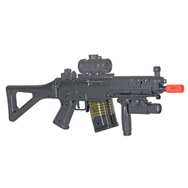 BBTac Airsoft Rifle 5 BBTac Double Eagle Airsoft Gun AEG Electric Rifle Full Auto Great Starter with Premium Airsoft Carrying Sling