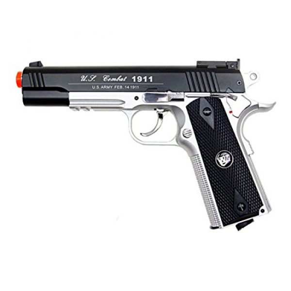 WG Airsoft Pistol 1 500 FPS NEW WG AIRSOFT FULL METAL M 1911 GAS CO2 HAND GUN PISTOL w/ 6mm BB BBs