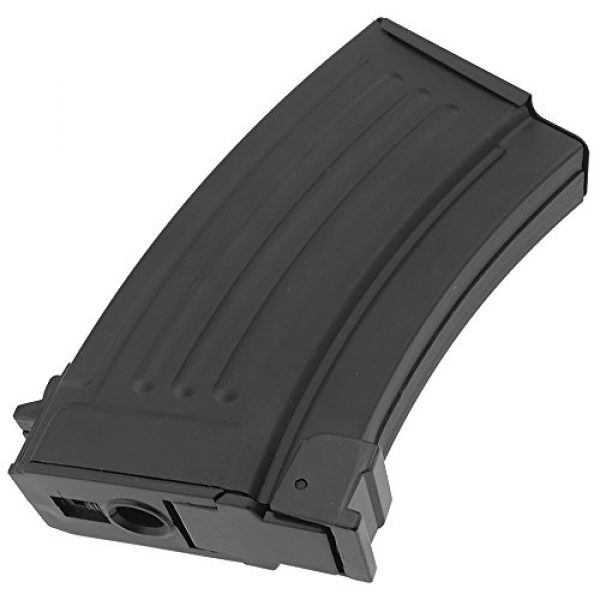 SportPro Airsoft Gun Magazine 6 SportPro 220 Round Metal Stubby High Capacity Magazine for AEG AK47 AK74 Airsoft - Black