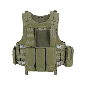 MGFLASHFORCE Airsoft Tactical Vest 1 MGFLASHFORCE Tactical CS Field Vest, Airsoft Paintball Vest