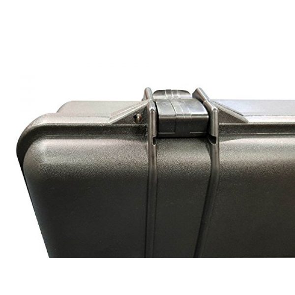 A&N Airsoft Gun Case 5 A&N SRC Airsoft Rifle Gun Foam Padded Plastic Carrying Gun Case Black