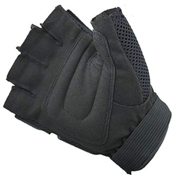 SUKRAGRAHA  3 SUKRAGRAHA Tactical Half-Finger Paintball Airsoft Gloves Black L
