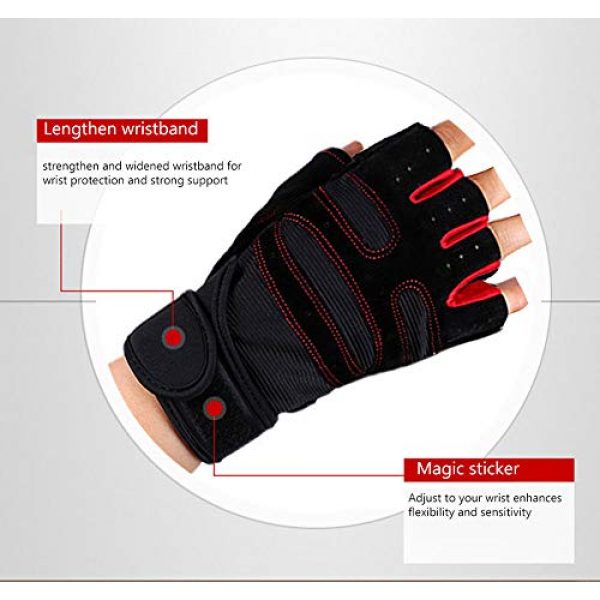 ORVR  2 Workout Gloves, Breathable & Non-Slip Weight Lifting Gloves with Wrist Support for, Pull Up, Fitness Exercise