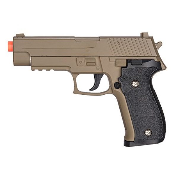 UK Arms Airsoft Pistol 1 UK Arms G26D Airsoft Metal 226 Spring Pistol - DARK EARTH Shoots 280 FPS