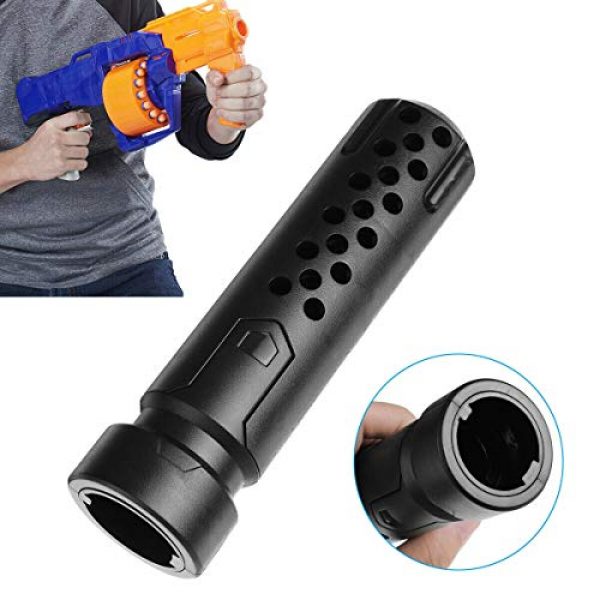 Balance World Inc  1 Balance World Inc Tactical Silencer Barrel Extension Attachment for Nerf MOD Modify Airsoft Toy