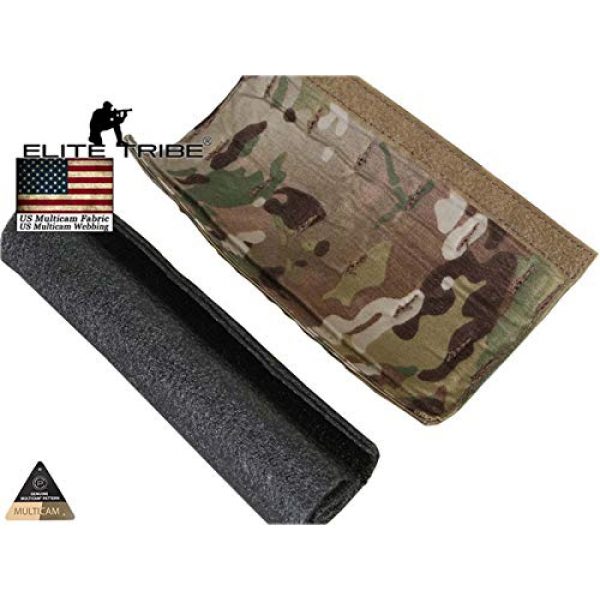Elite Tribe  3 Elite Tribe Airsoft Tactical Rifle Suppressor Cover 18cm Quick Release Multicam