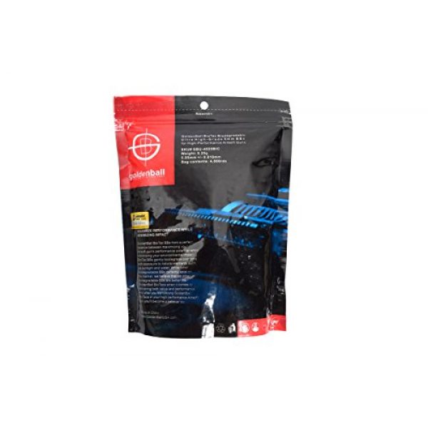 GoldenBall Airsoft BB 1 GoldenBall 0.20g Biodegradable Seamless BBS - 5000rd Bag