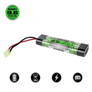 Valken  1 Valken Airsoft Battery - NiMH 9.6v 1600mAh Mini Brick Style