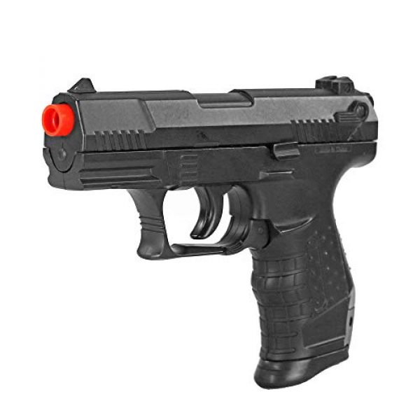 BBTac Airsoft Pistol 3 BBTac Airsoft Pistol - Metal Slide Airsoft Gun Spring Powered 240 FPS, Metal Alloy Construction (Black)