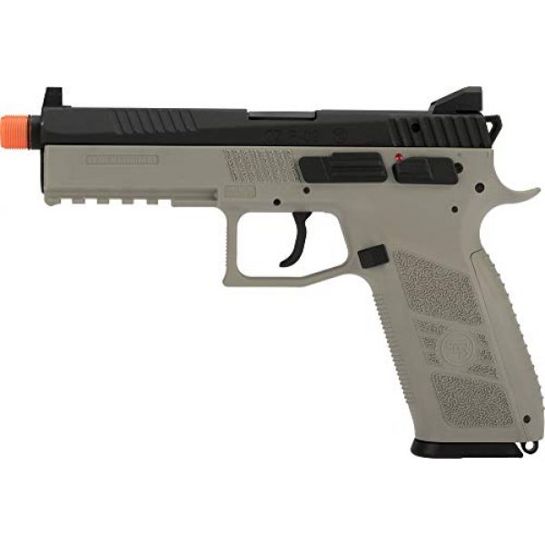 Evike Airsoft Pistol 4 Evike ASG CZ P-09 Licensed Airsoft GBB Gas Blowback Full Metal Airsoft Pistol (Color: Urban Grey)
