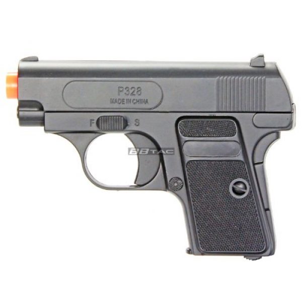 BBTac Airsoft Pistol 3 BBTac Airsoft Pistol Twin Pack - 110 FPS Spring Pocket Airsoft Gun with Storage Case