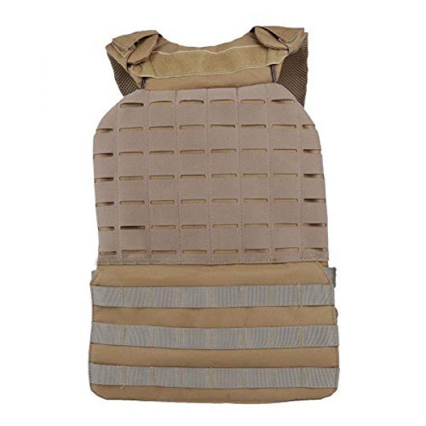 Tactical Area Airsoft Tactical Vest 4 CS Army Vest Multi-Functional Tactical Airsoft Vest Breathable and Quick Release Tactical Vest
