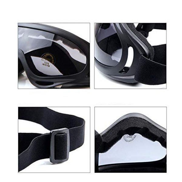 Sunny  5 Outdoor Sports Airsoft Hunting Goggles Cycling Sunglasses X400 Tactical Skiing Goggles