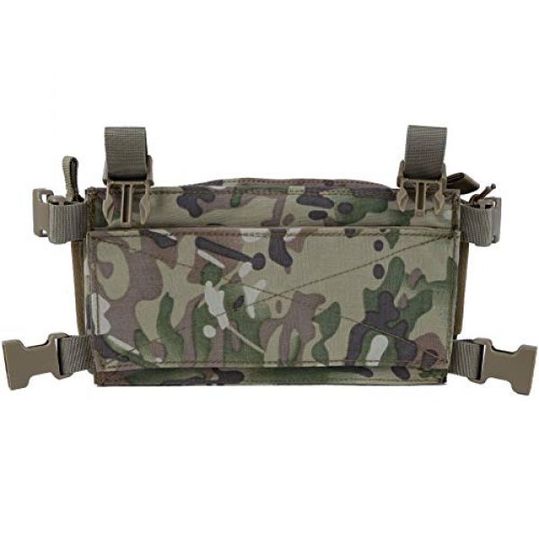 Downhill Airsoft Tactical Vest 7 Camouflage Tactical Vest Airsoft Ammo Box Rig, and Chest Camo Downhill Tactical Vest 5.56 Inch, 0.354InchTactical Vest