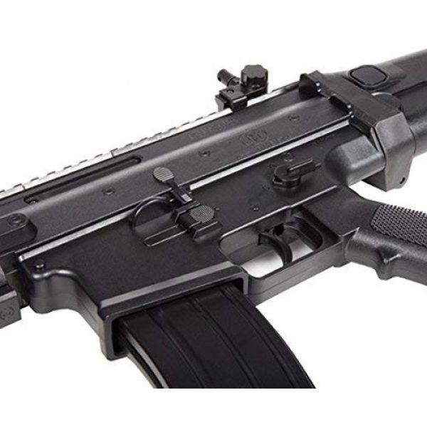 FN Airsoft Rifle 4 FN Scar-L Spring Powered Airsoft Rifle, Black, 400 FPS