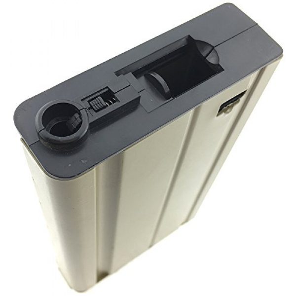 SportPro Airsoft Gun Magazine 2 SportPro 360 Round Metal High Capacity Magazine for AEG Scar-H Airsoft Tan