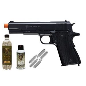 Elite Force Airsoft Pistol 1 Elite Force 1911A1 Full Metal CO2 Blow Back Airsoft Pistol - Package Deal