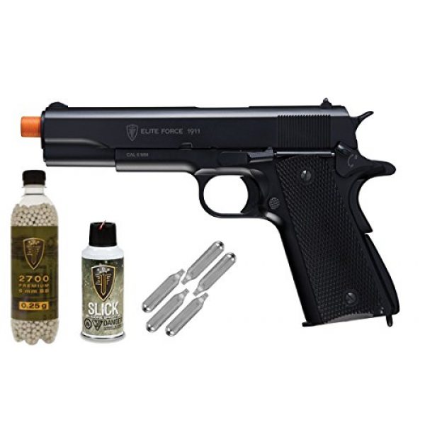 Elite Force Airsoft Pistol 1 Elite Force 1911A1 Full Metal CO2 Blow Back Airsoft Pistol - Package Deal