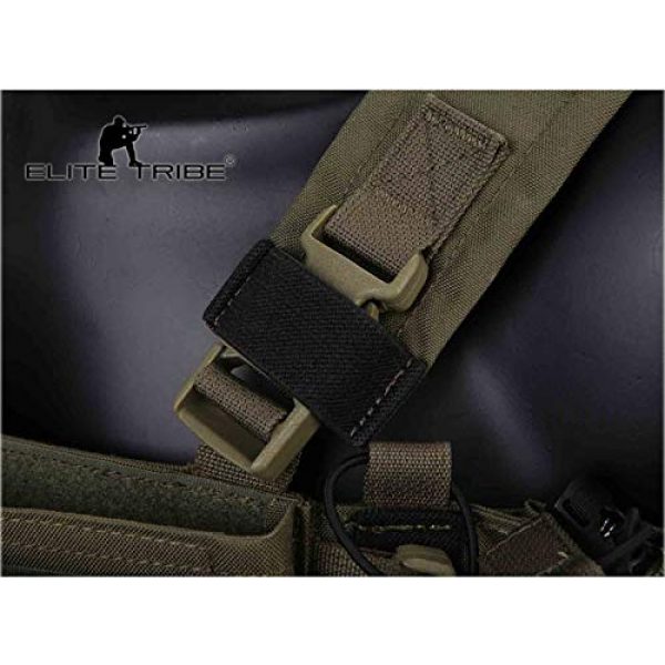 Elite Tribe Airsoft Tactical Vest 3 Elite Tribe MK3 Modular Lightweight Chest Rig Micro Fight Chissis 5.56 Mag Pouch