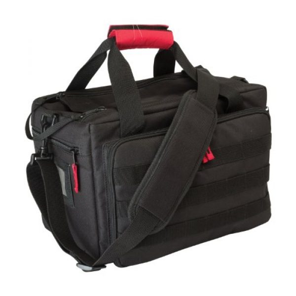 Allen Company Pistol Case 2 Allen Ruger Shooting Range Bag with Pistol Rug, MOLLE Loops & Ammo Carrier