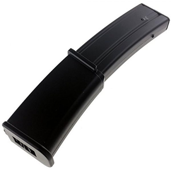 SportPro Airsoft Gun Magazine 7 SportPro Well 145 Round Polymer High Capacity Magazine for AEG MP7 3 Pack Airsoft - Black