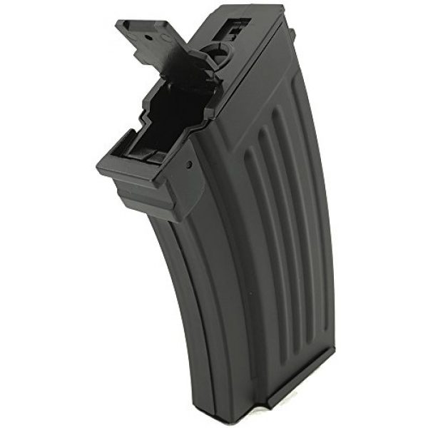 SportPro Airsoft Gun Magazine 3 SportPro 220 Round Metal Stubby High Capacity Magazine for AEG AK47 AK74 Airsoft - Black