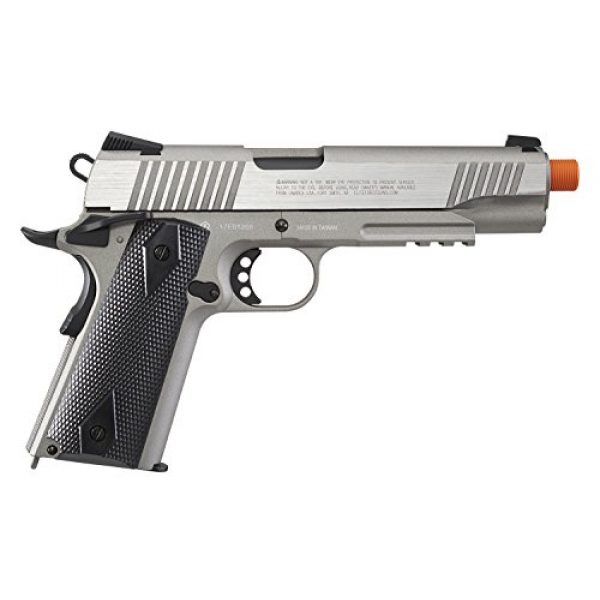 Elite Force Airsoft Pistol 3 Elite Force 1911 Blowback 6mm BB Pistol Airsoft Gun, 1911 TAC, Silver/Black