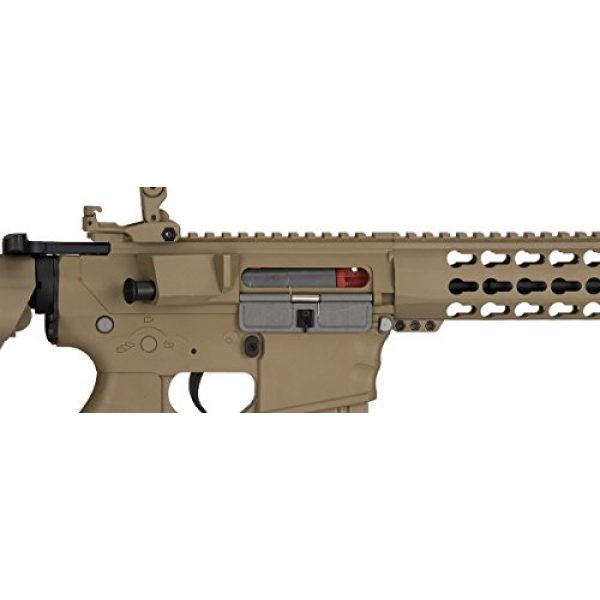 Lancer Tactical Airsoft Rifle 7 Lancer Tactical GEN 2 M4 Custom Body AEG Metal Gear Electric Airsoft Rifle - TAN